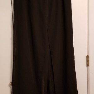 J.B.S. Mesh wide leg formal pants. XL Black